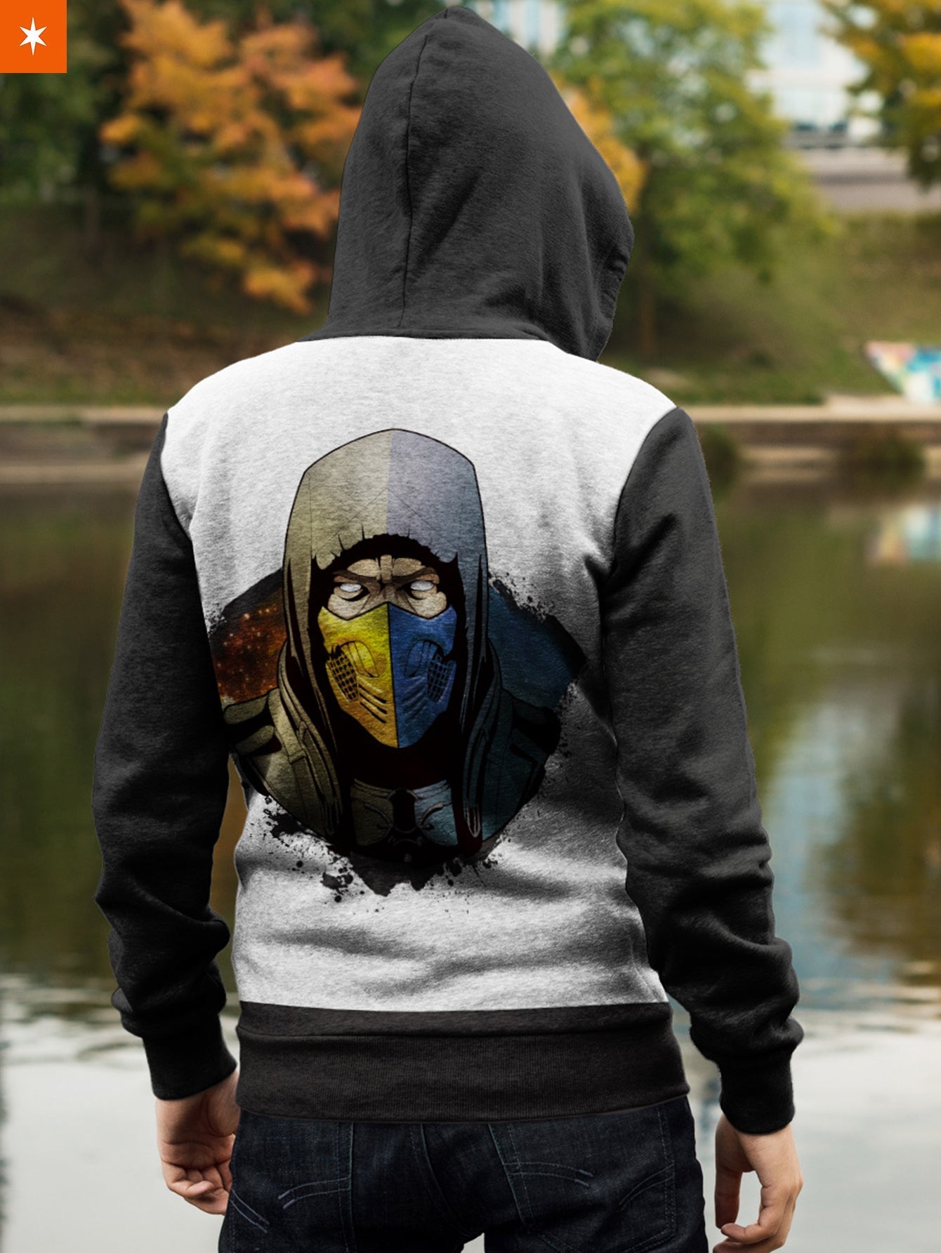 Fandomaniax - Lin Kuei X Shirai Ryu Unisex Zipped Hoodie