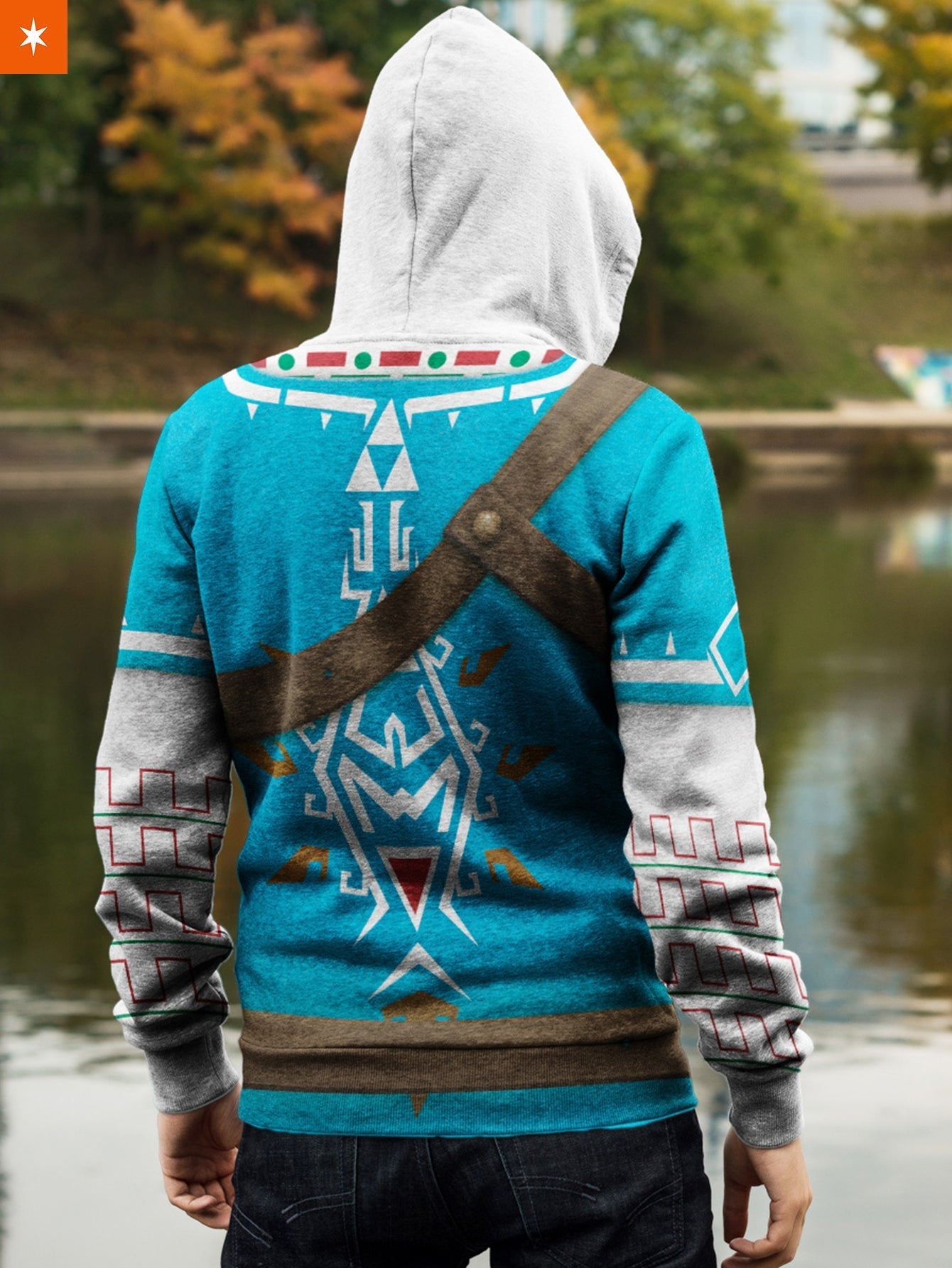 Fandomaniax - Link Breath of the Wild Unisex Zipped Hoodie