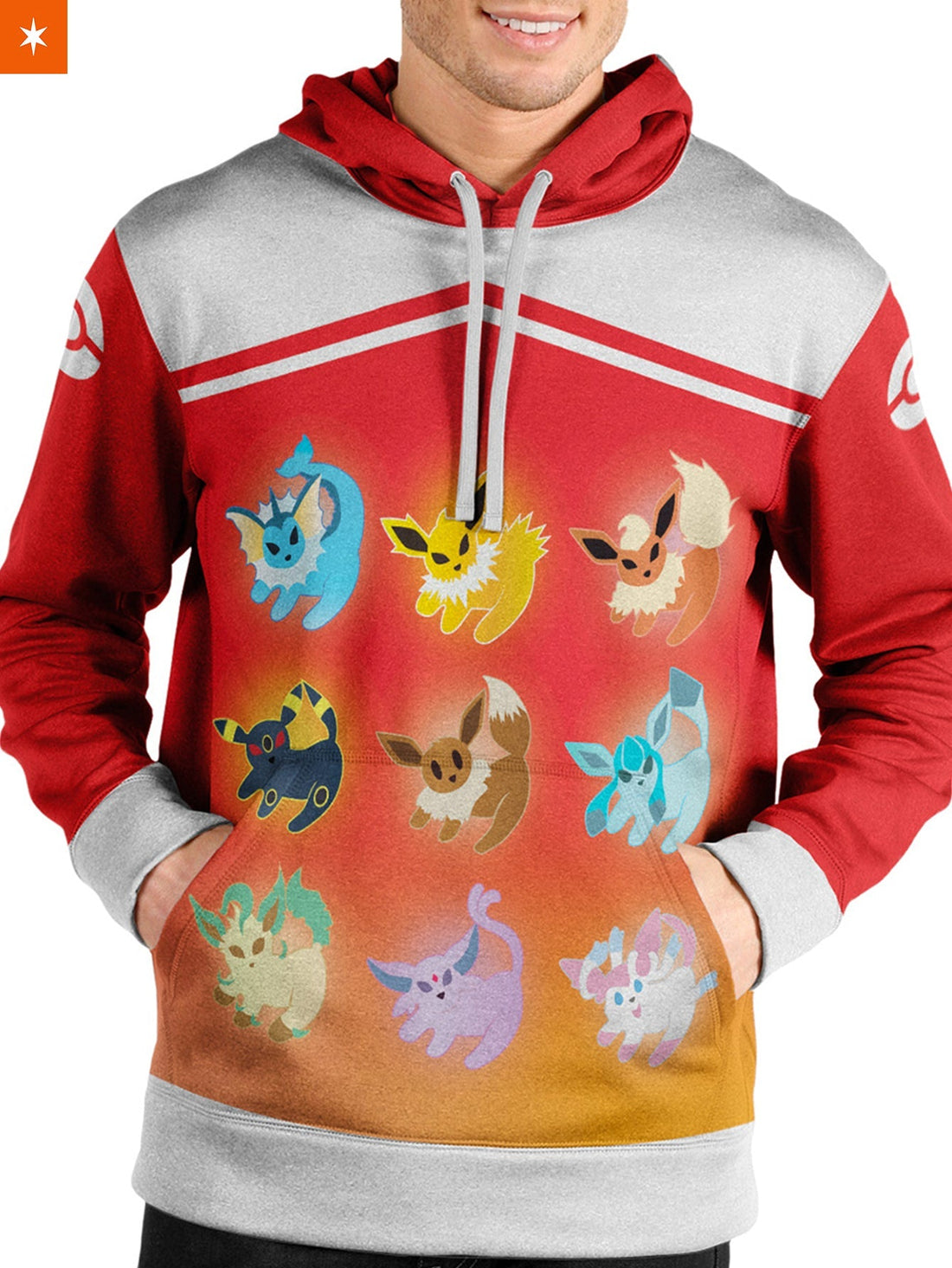 Fandomaniax - Lion King Eevee Unisex Pullover Hoodie