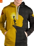 Fandomaniax - Lion King Rock Scene Unisex Pullover Hoodie