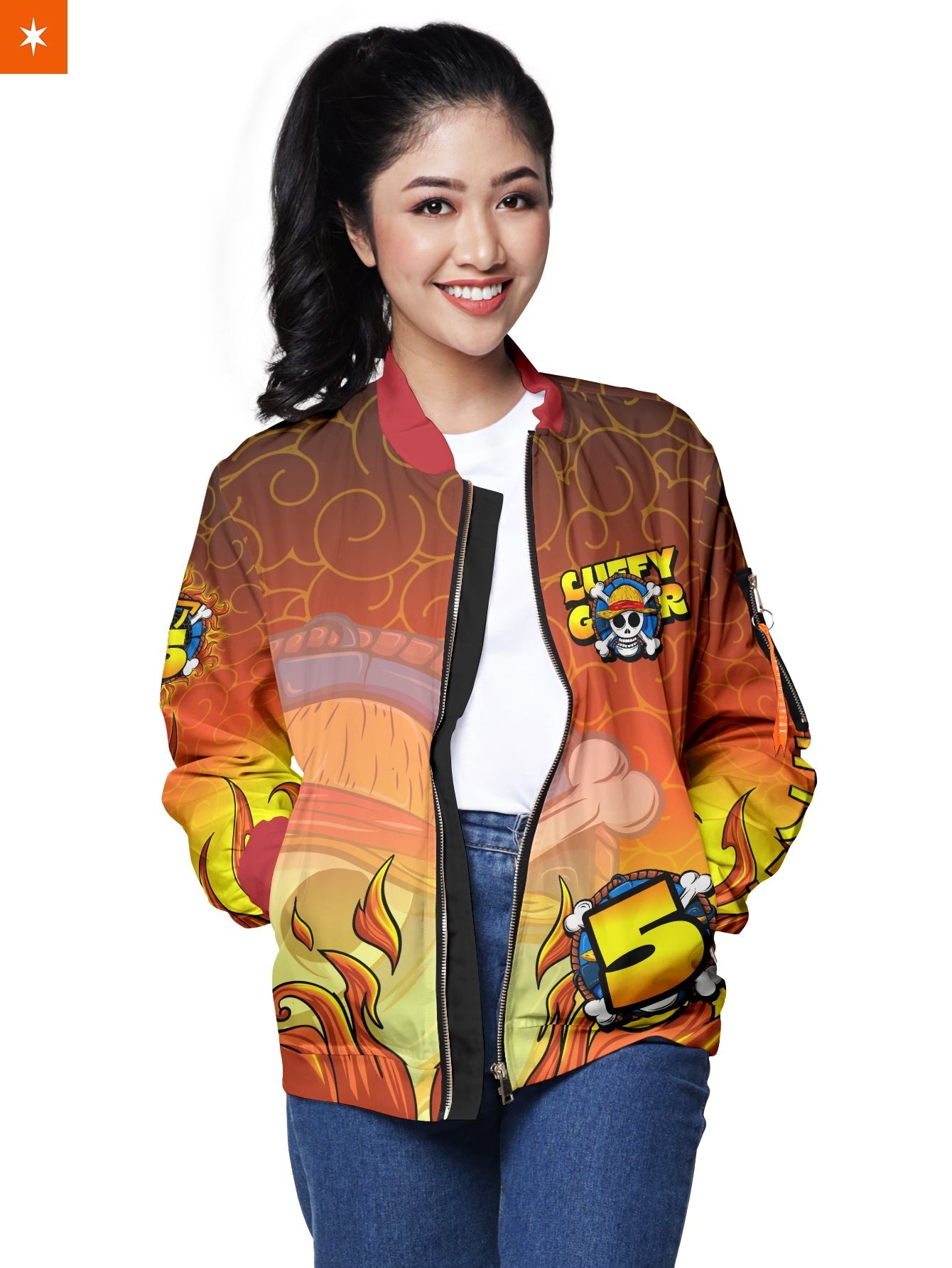 Fandomaniax - Gear Five Nika Bomber Jacket