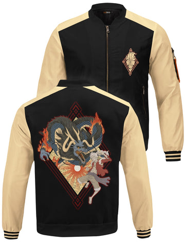 Fandomaniax - Mugiwara x Beast Nihonga Bomber Jacket