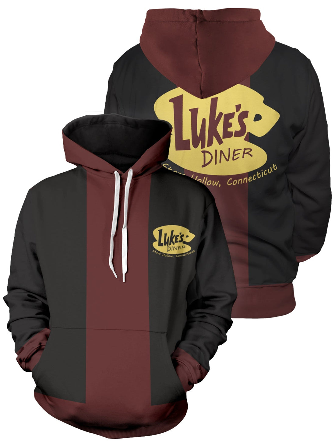 Fandomaniax - Luke's Diner Unisex Pullover Hoodie