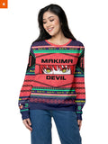 Fandomaniax - Makima Xmas Unisex Wool Sweater