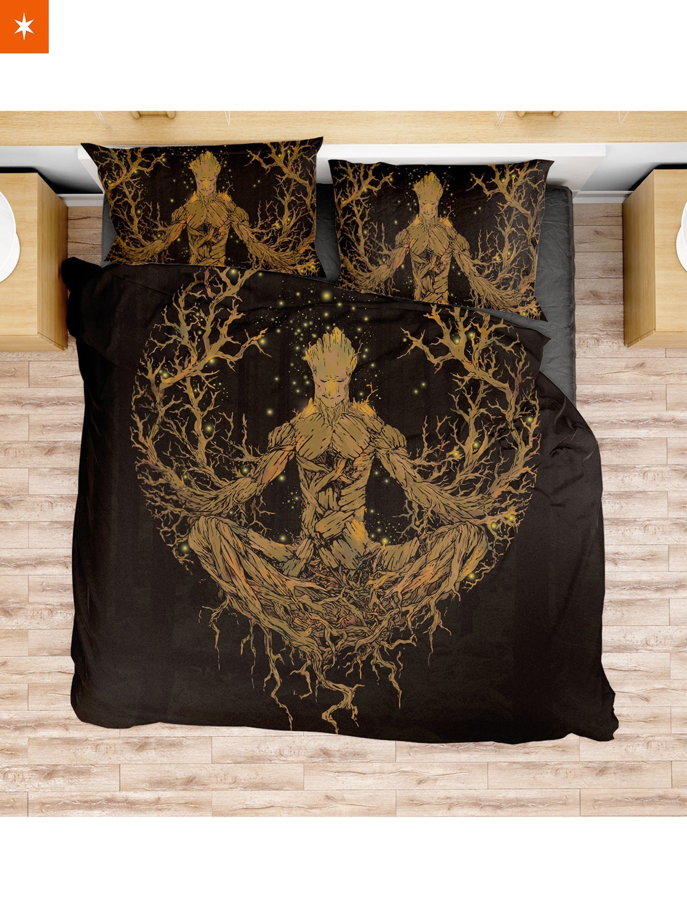 Fandomaniax - Mandala Groot Bedding Set