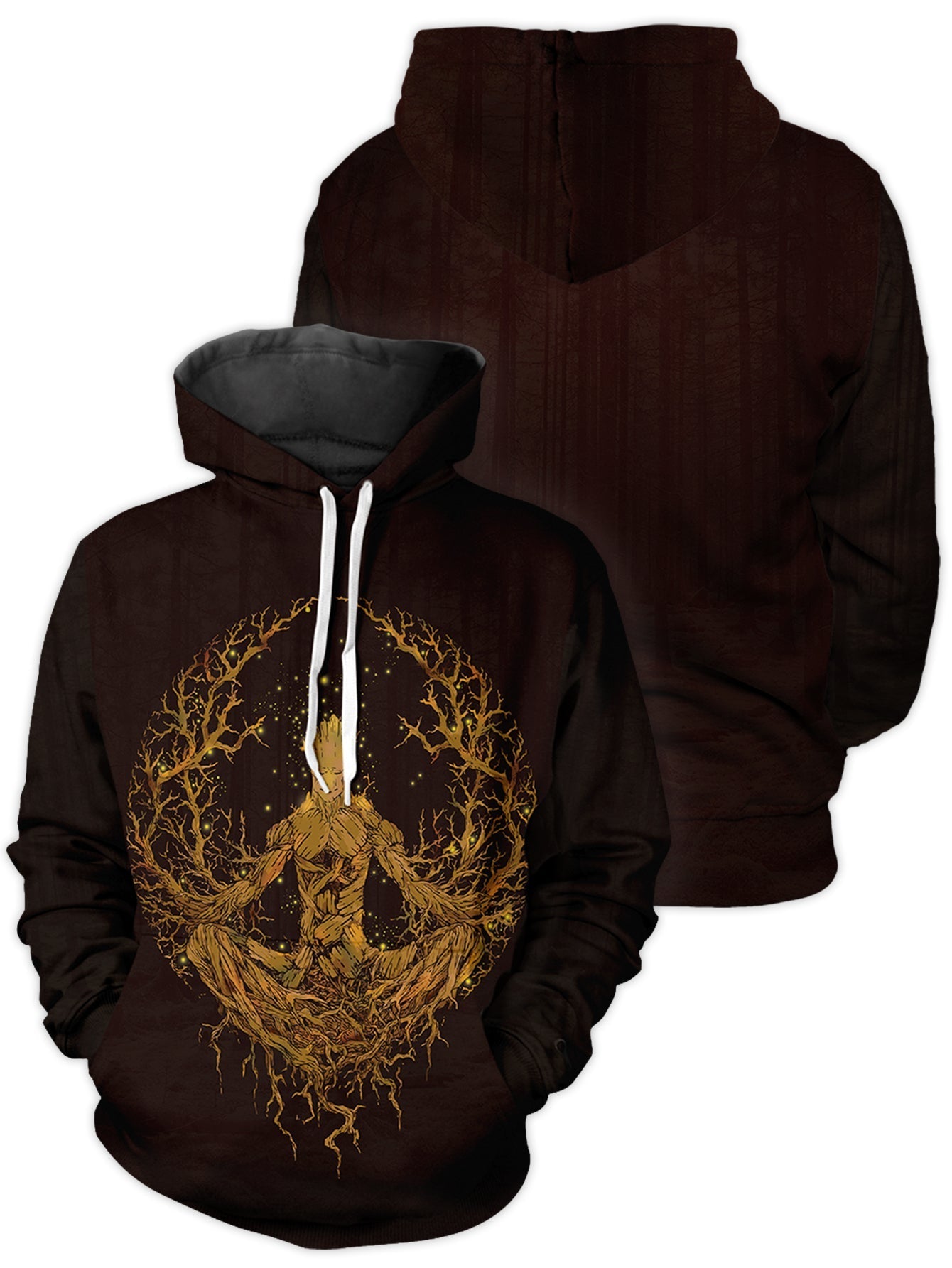 Fandomaniax - Mandala Groot Unisex Pullover Hoodie