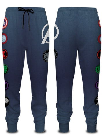 Fandomaniax - Marvel Vectors Jogger Pants