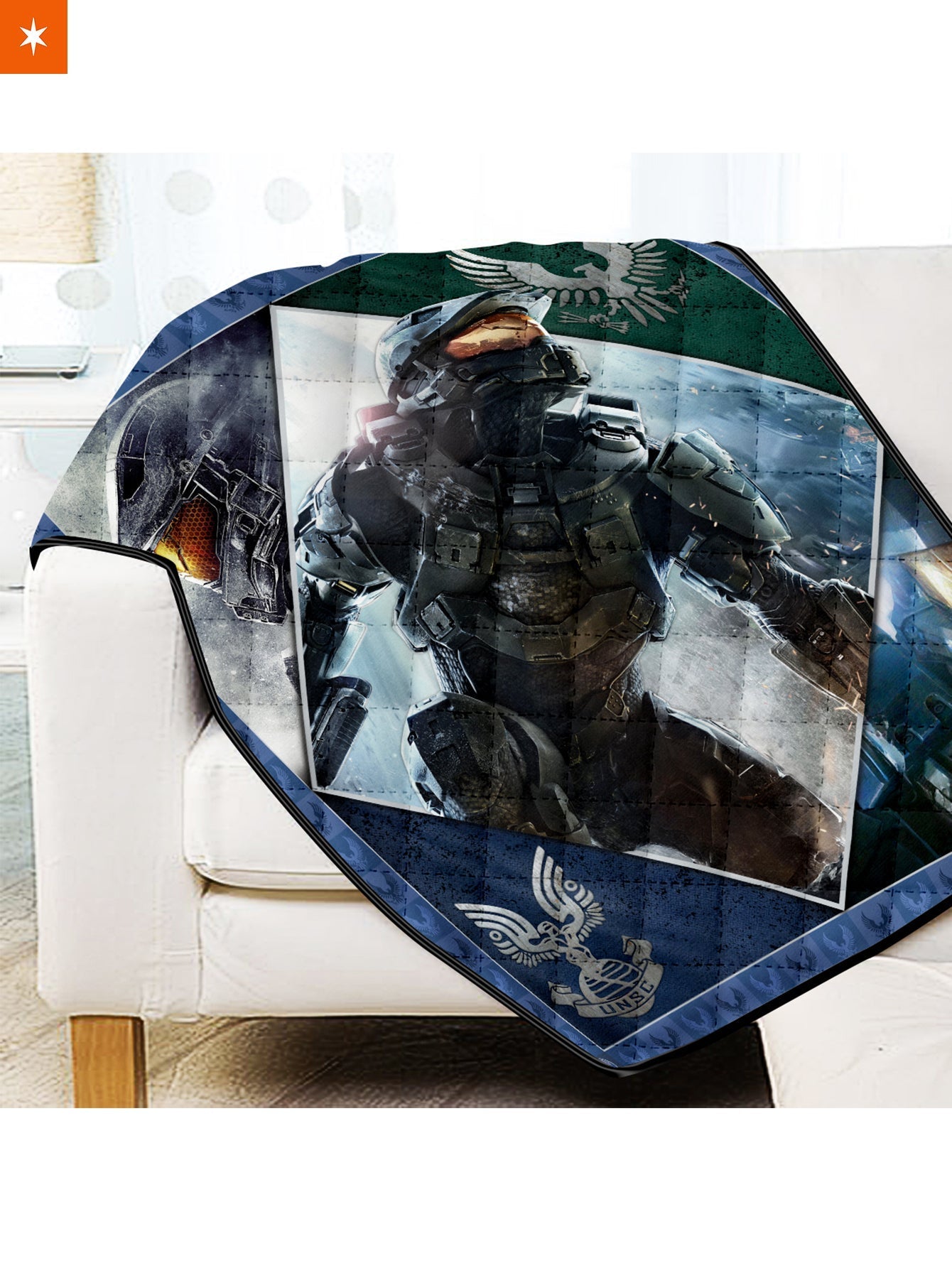 Fandomaniax - Master Chief Quilt Blanket