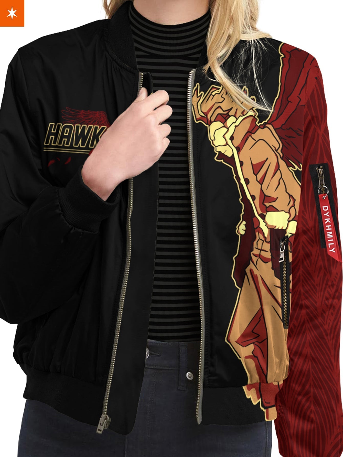 Fandomaniax - MHA Hero Hawks Bomber Jacket