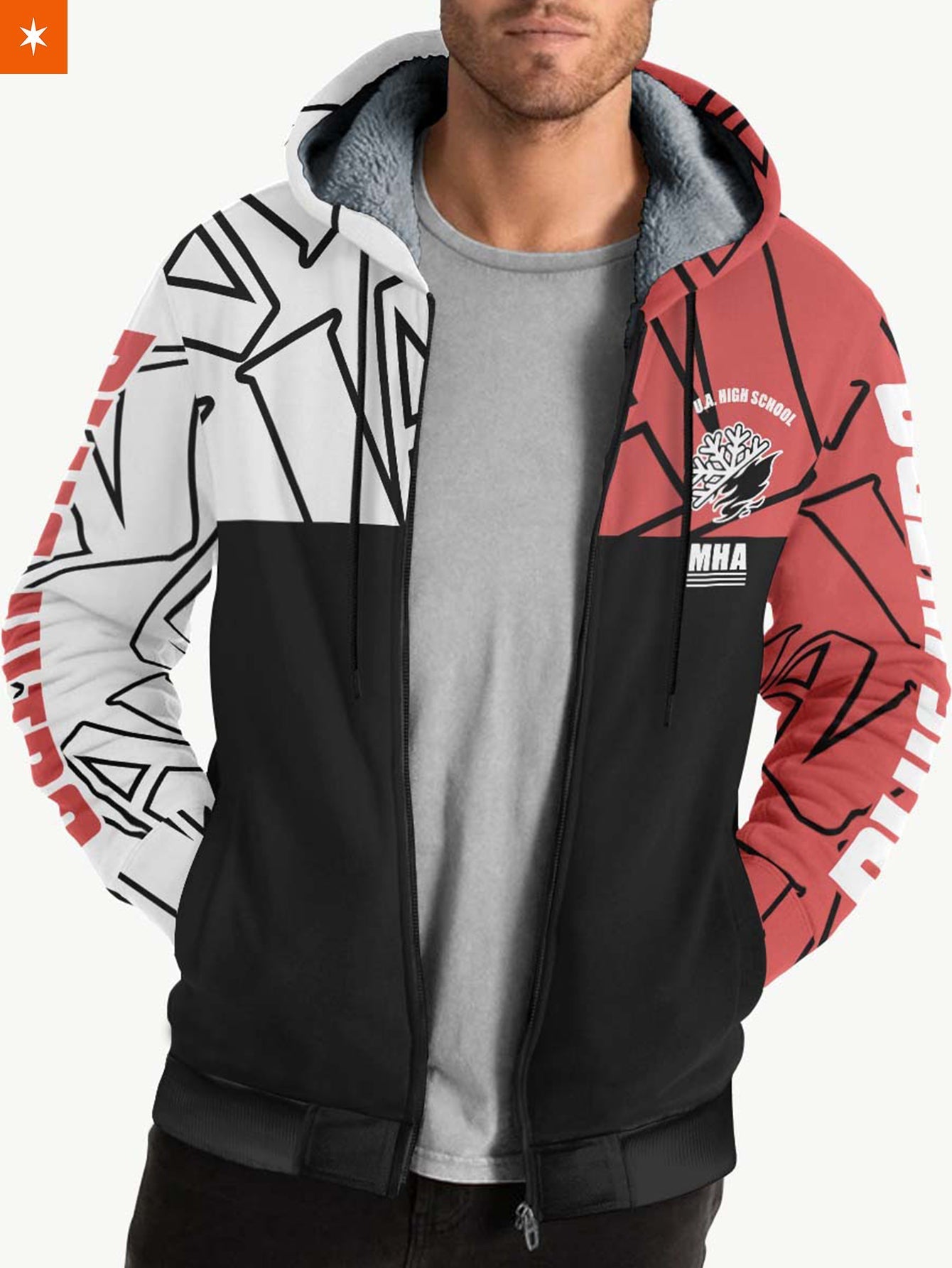 Fandomaniax - MHA Todoroki Velvet Hoodie