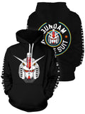 Fandomaniax - Mobile Suit Gundam Unisex Pullover Hoodie