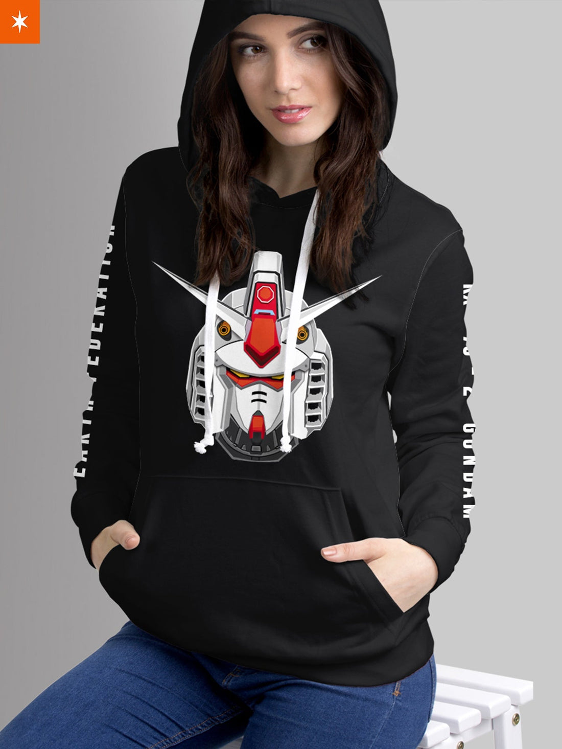 Fandomaniax - Mobile Suit Gundam Unisex Pullover Hoodie