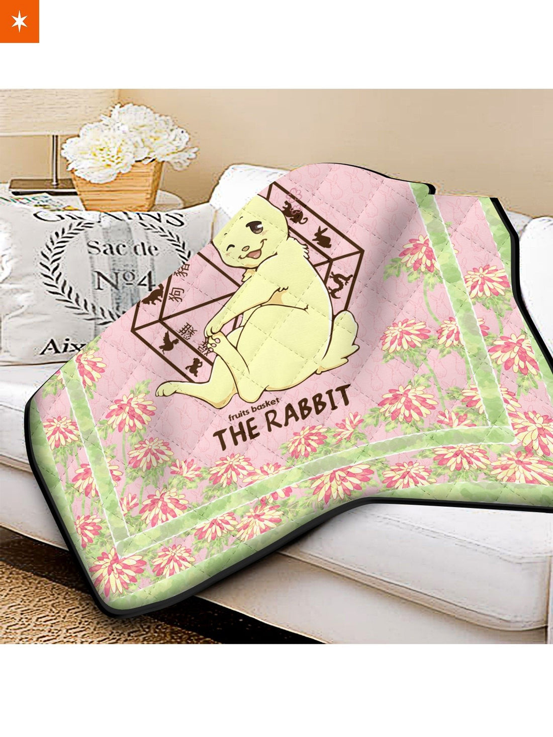 Fandomaniax - Momiji The Rabbit Quilt Blanket