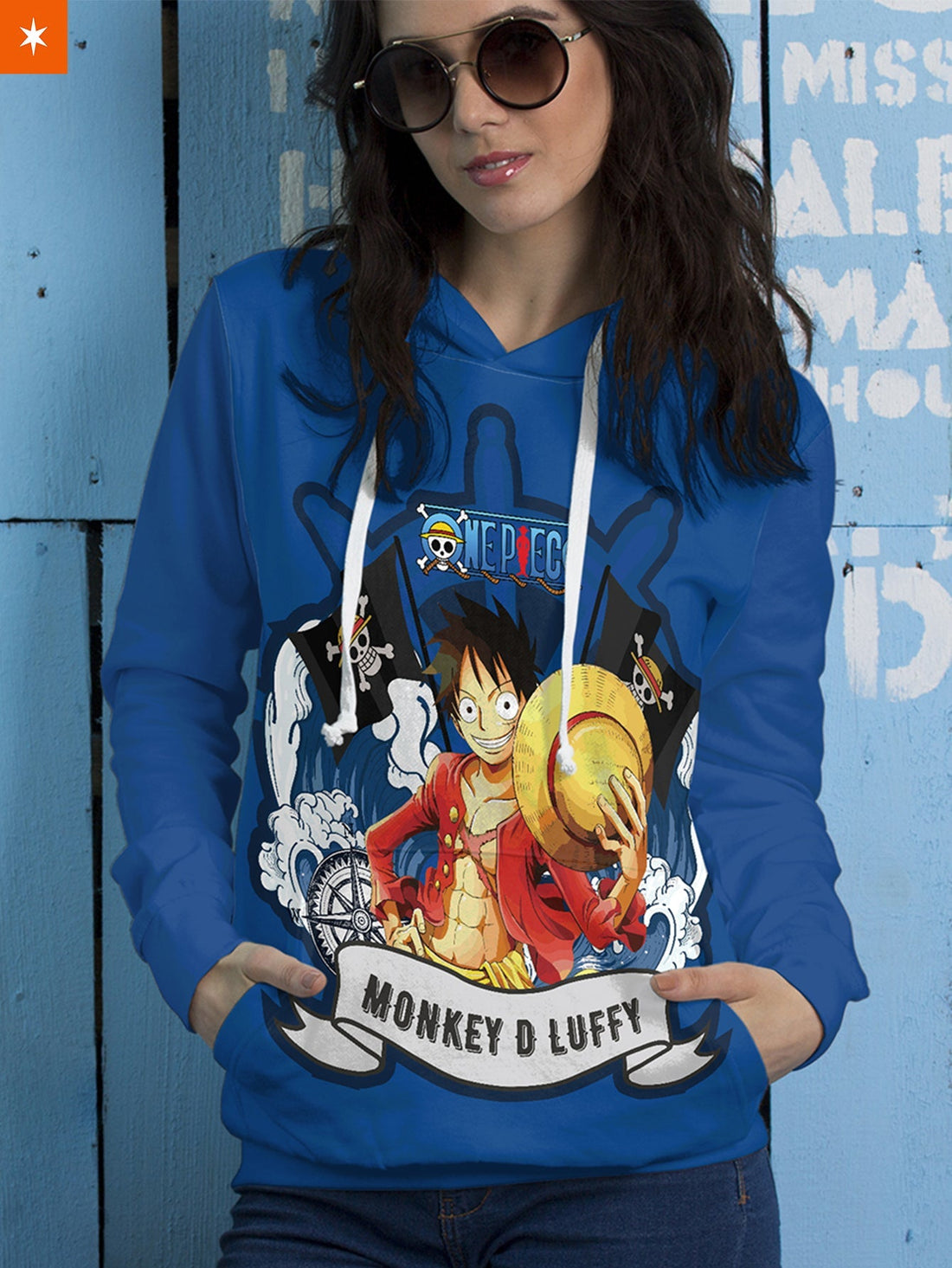 Fandomaniax - Monkey Mugiwara Unisex Pullover Hoodie