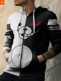 Fandomaniax - Monokuma Danganronpa Unisex Zipped Hoodie