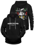 Fandomaniax - Monster Trio Panel Unisex Pullover Hoodie