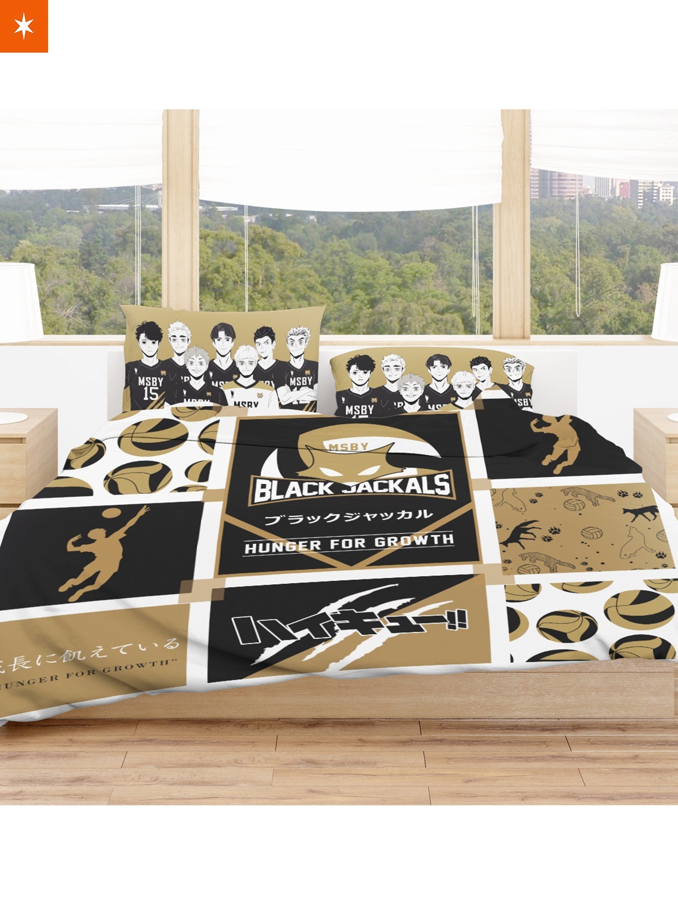 Fandomaniax - MSBY Black Jackals Cozy Bedding Set