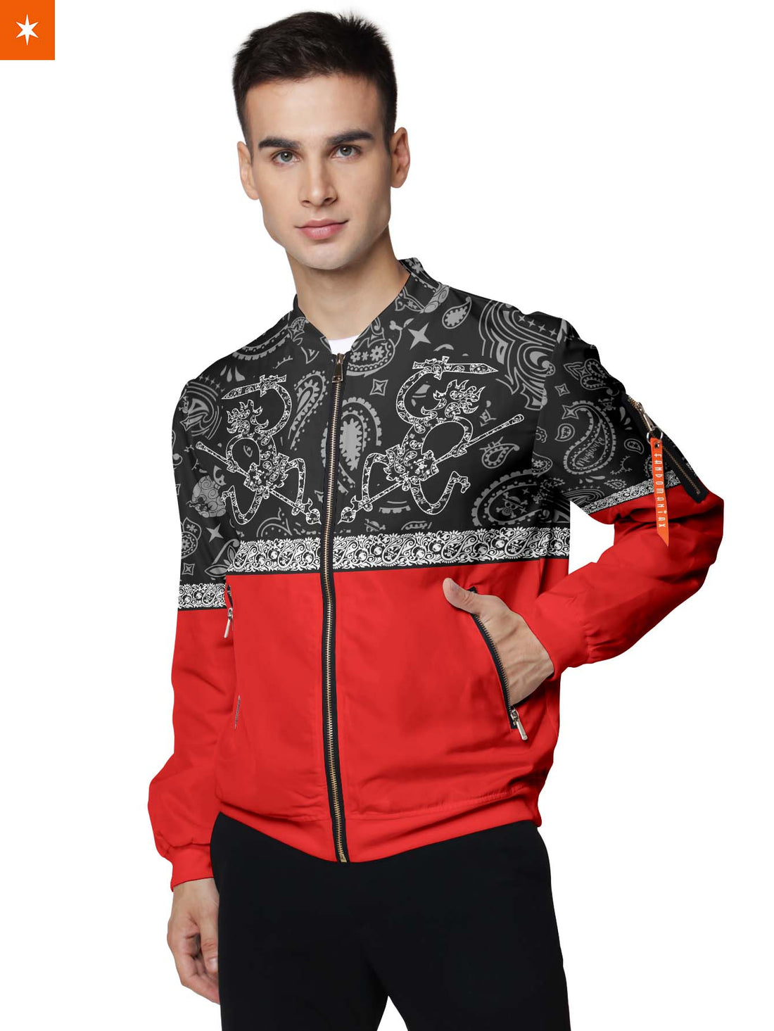 Fandomaniax - Mugiwara Paisley Bomber Jacket