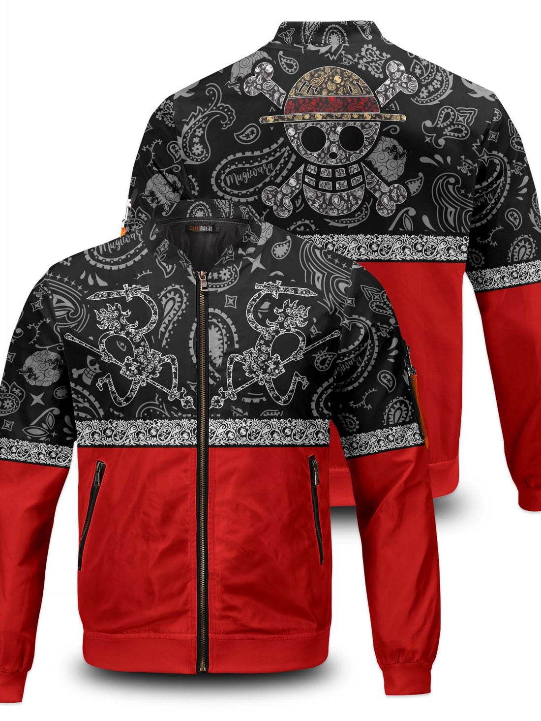 Fandomaniax - Mugiwara Paisley Bomber Jacket