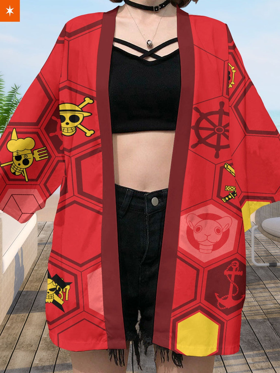 Fandomaniax - Mugiwara Pirates Kimono