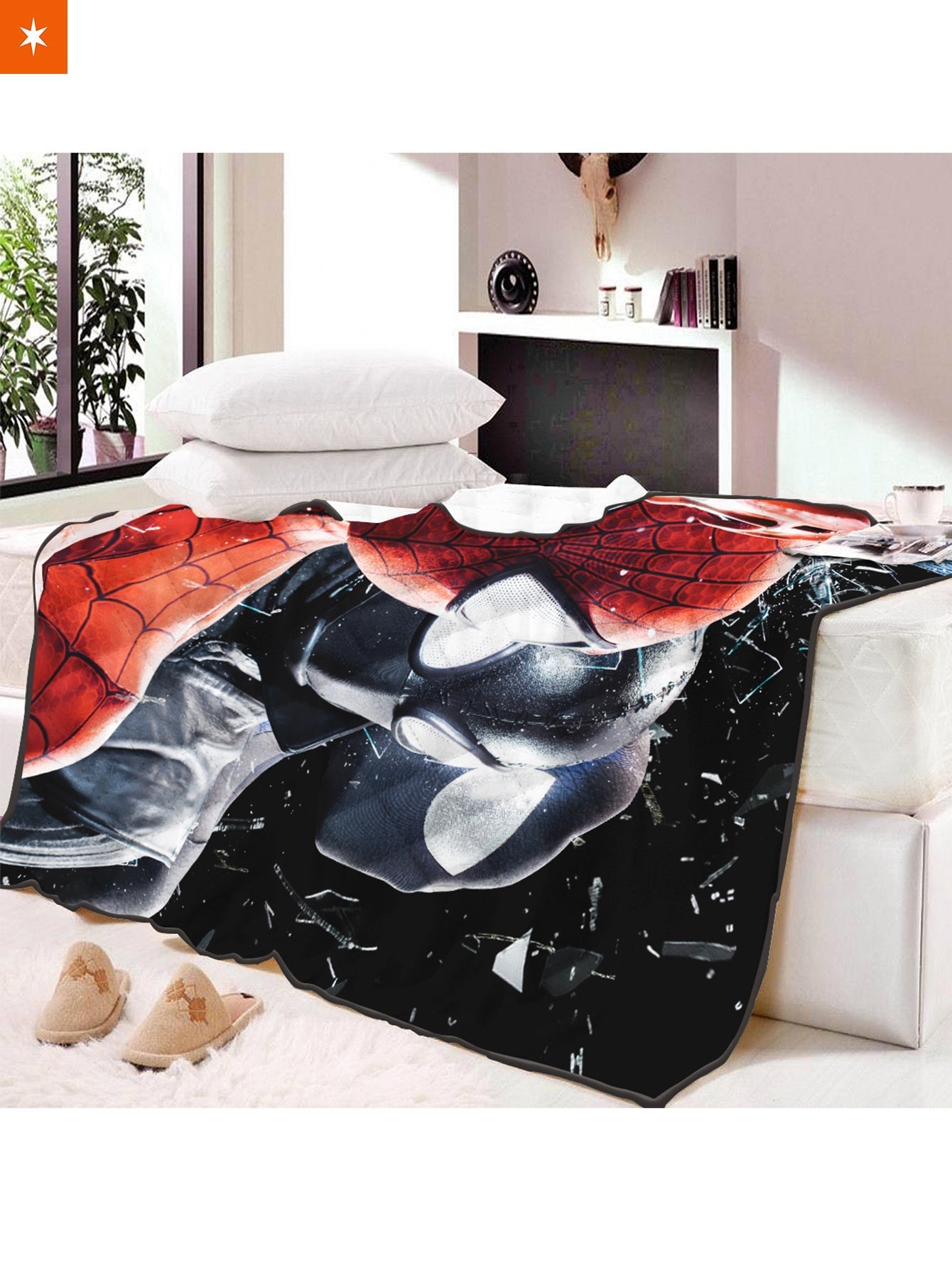 Fandomaniax - Multiverse Spider-man Quilt Blanket