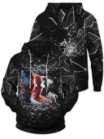 Fandomaniax - Multiverse Spider-man Unisex Pullover Hoodie