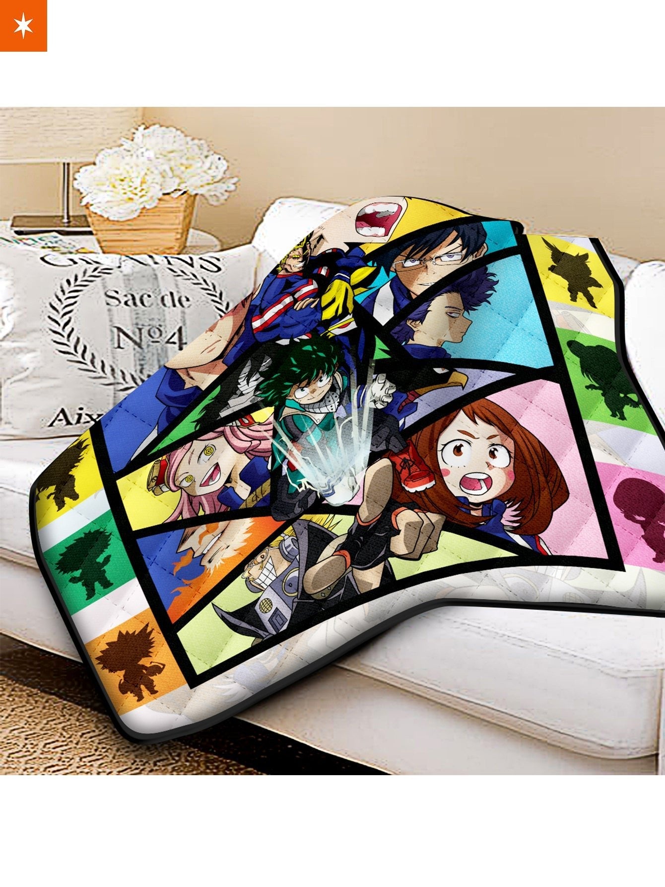 Fandomaniax - My Hero Academia Quilt Blanket