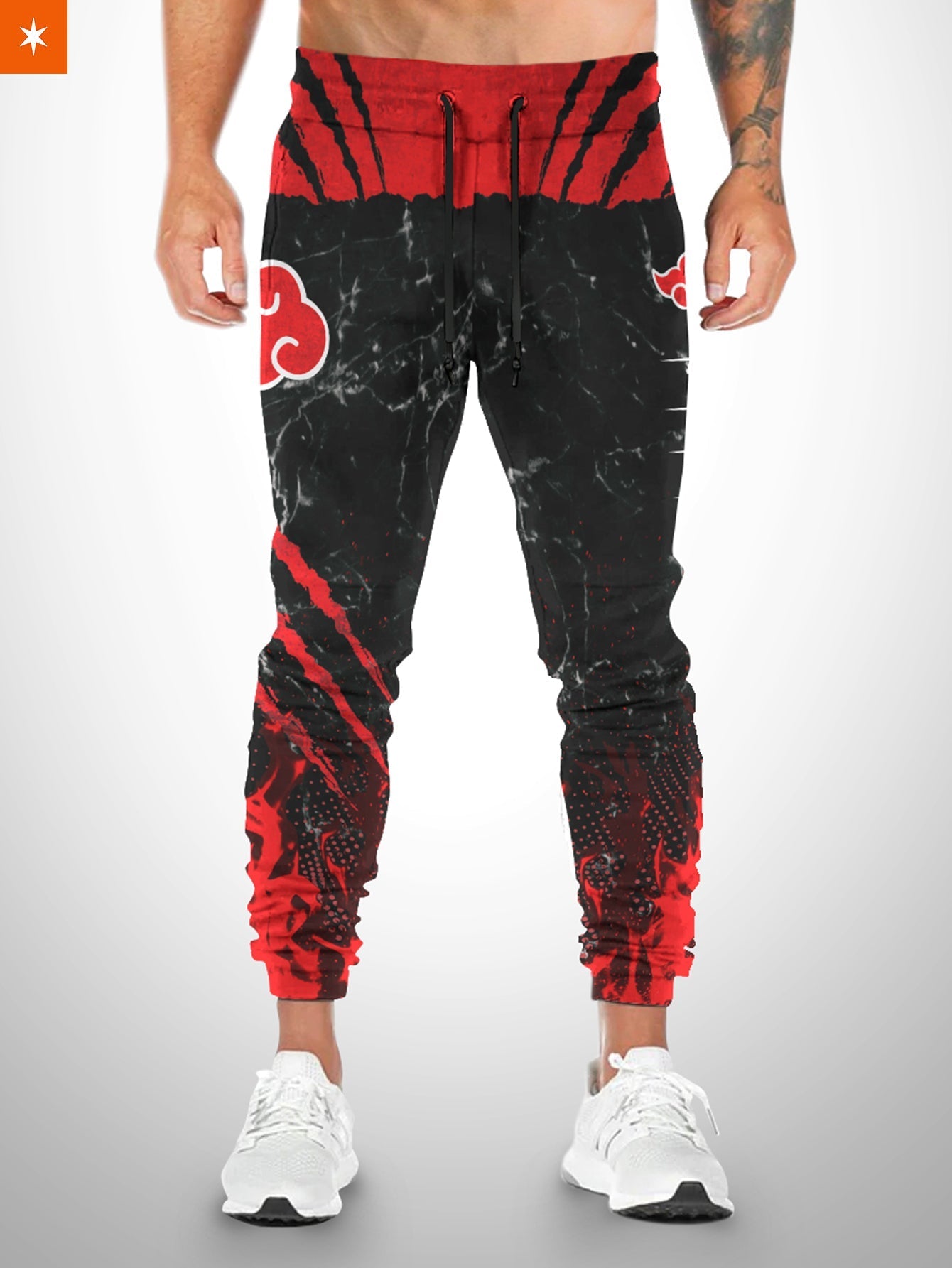 Fandomaniax - [Buy 1 Get 1 SALE] Red Cloud Pride Jogger Pants