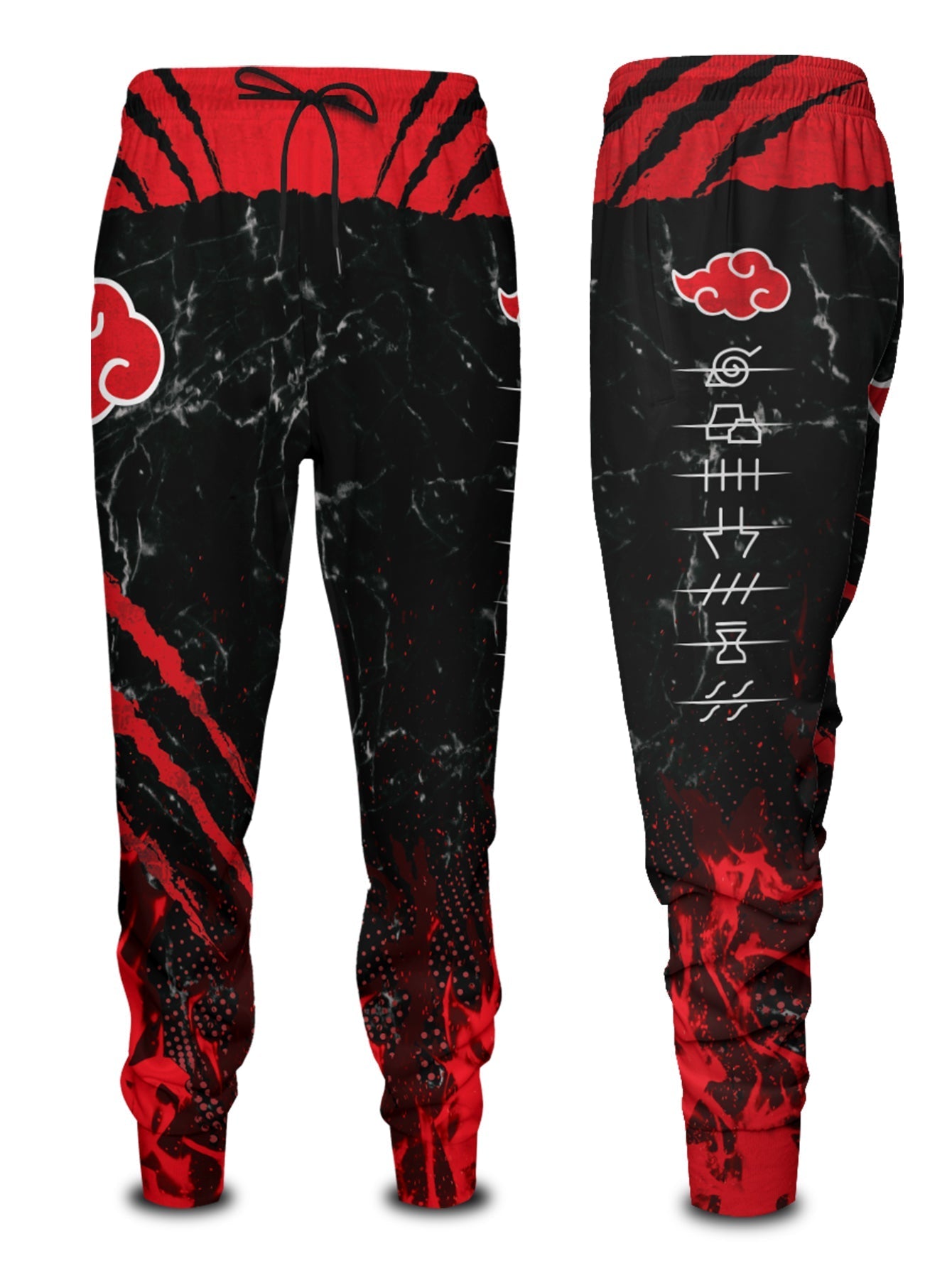 Fandomaniax - [Buy 1 Get 1 SALE] Red Cloud Pride Jogger Pants