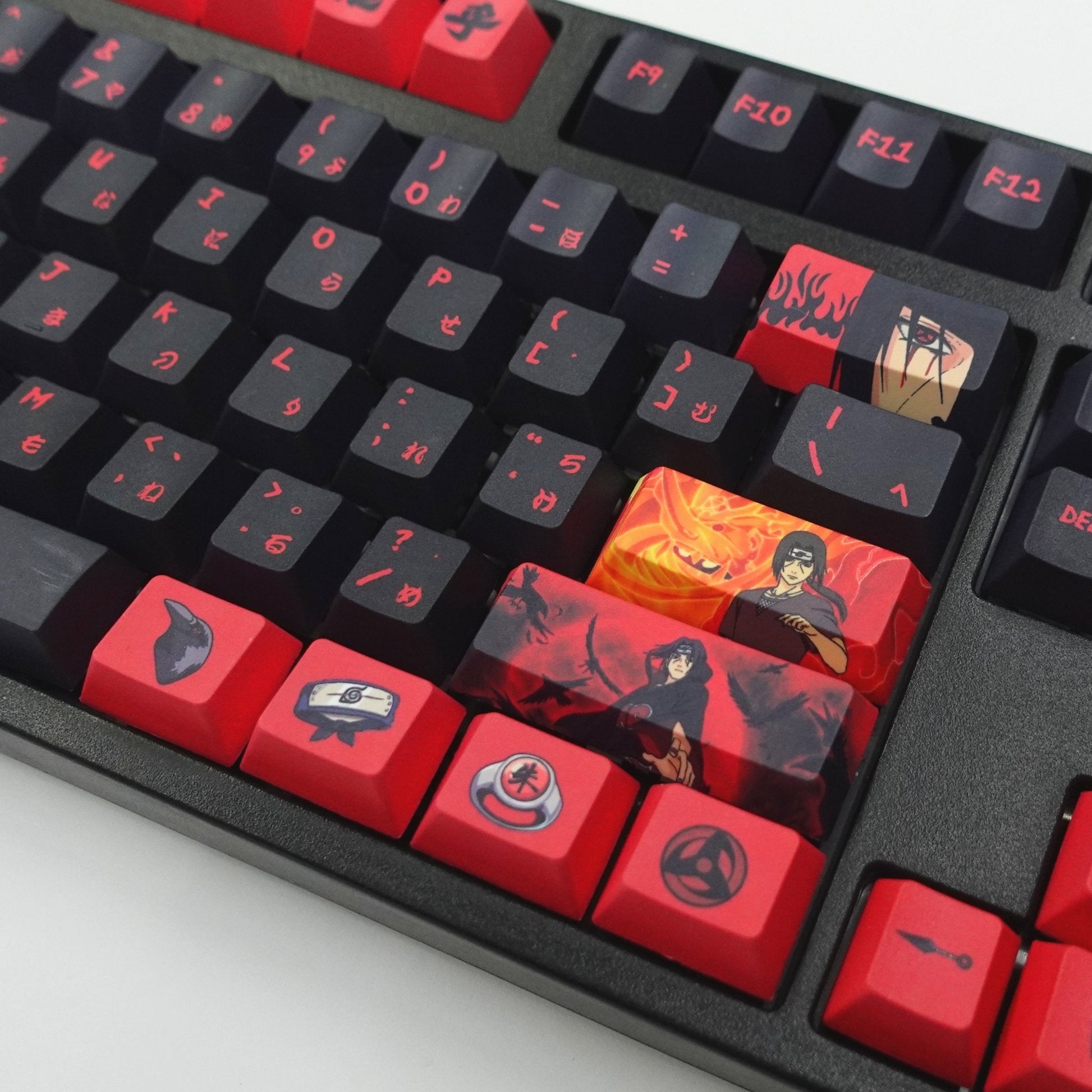 Naruto Keycaps | Itachi Uchiha Keycaps - Goblintechkeys