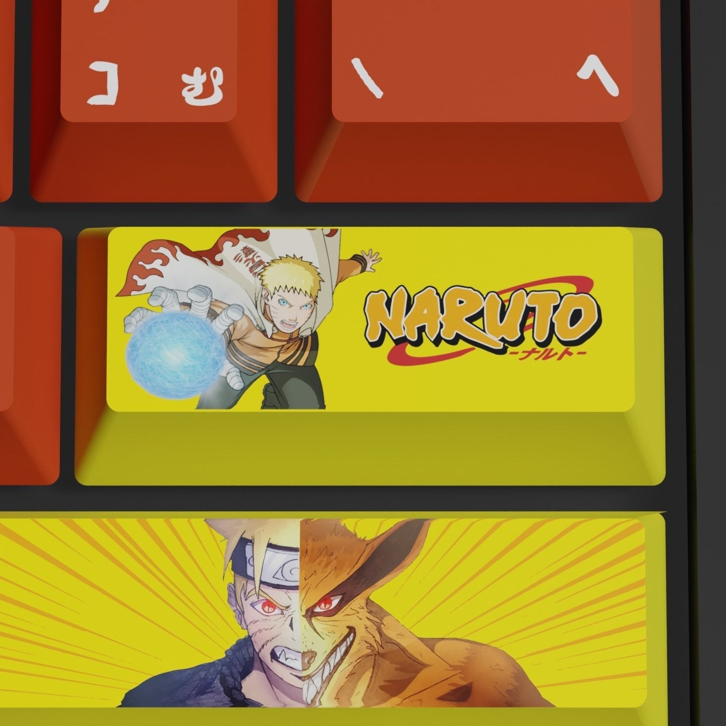 Naruto Keycaps | The 7th Hokage Uzumaki Naruto Themed Keycaps - Goblintechkeys