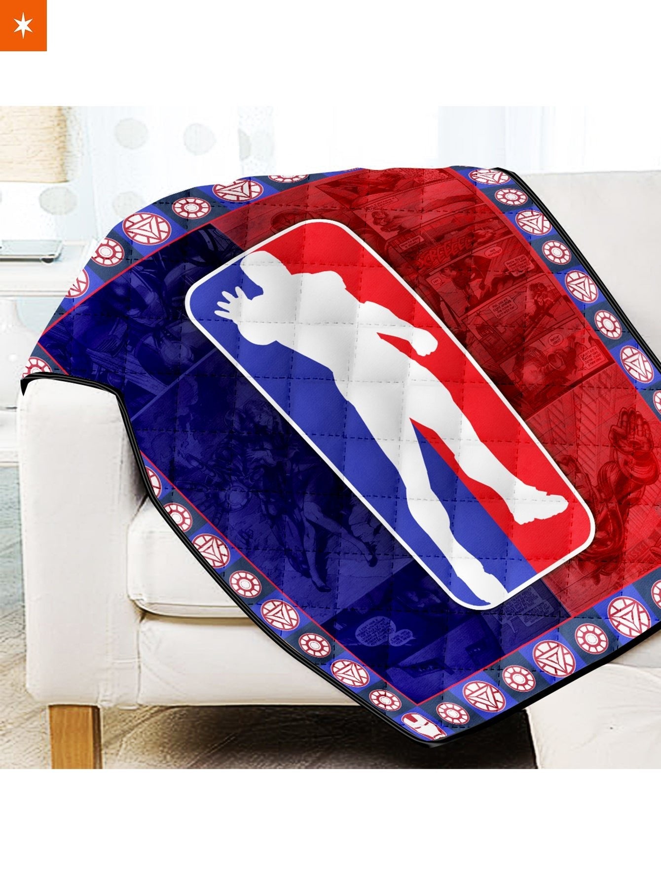 Fandomaniax - NBA Iron Man Quilt Blanket