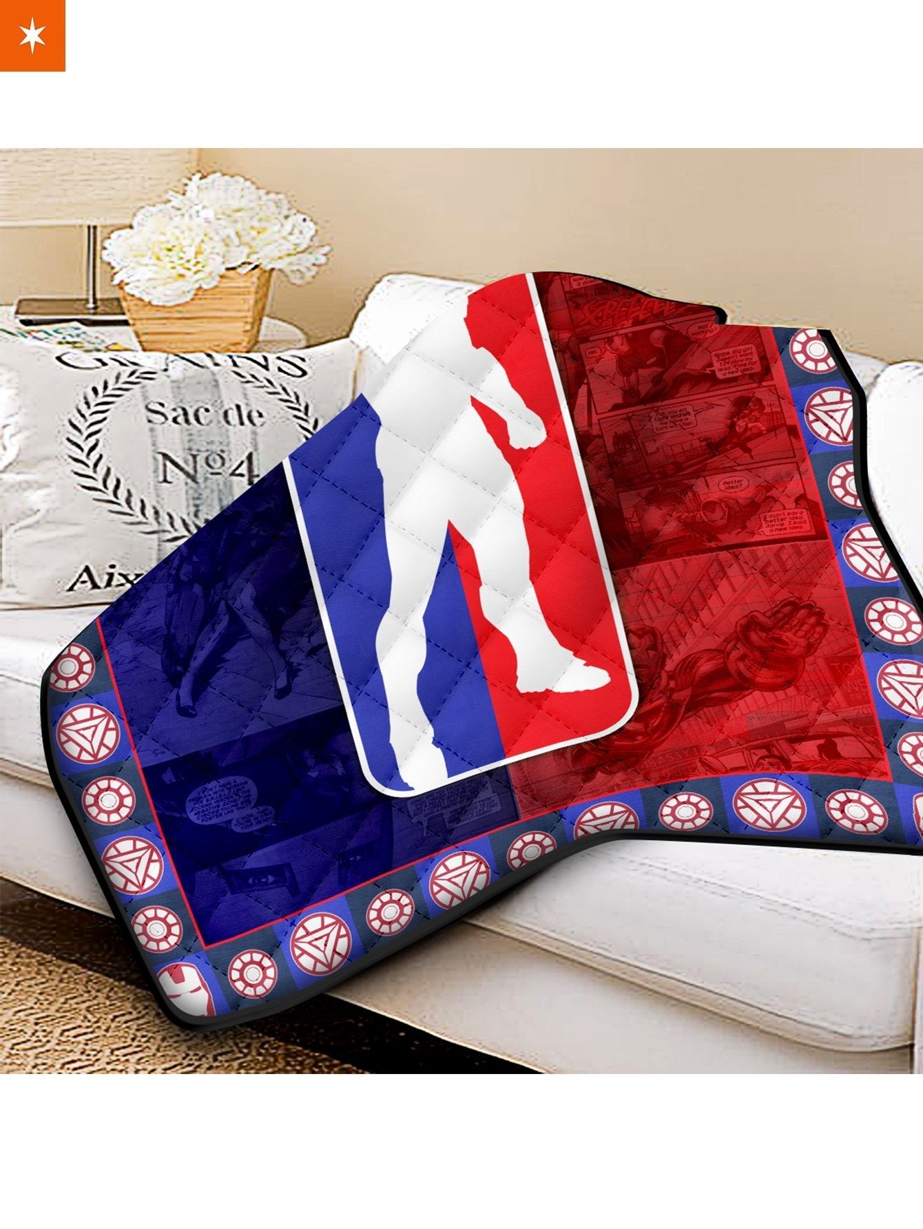 Fandomaniax - NBA Iron Man Quilt Blanket