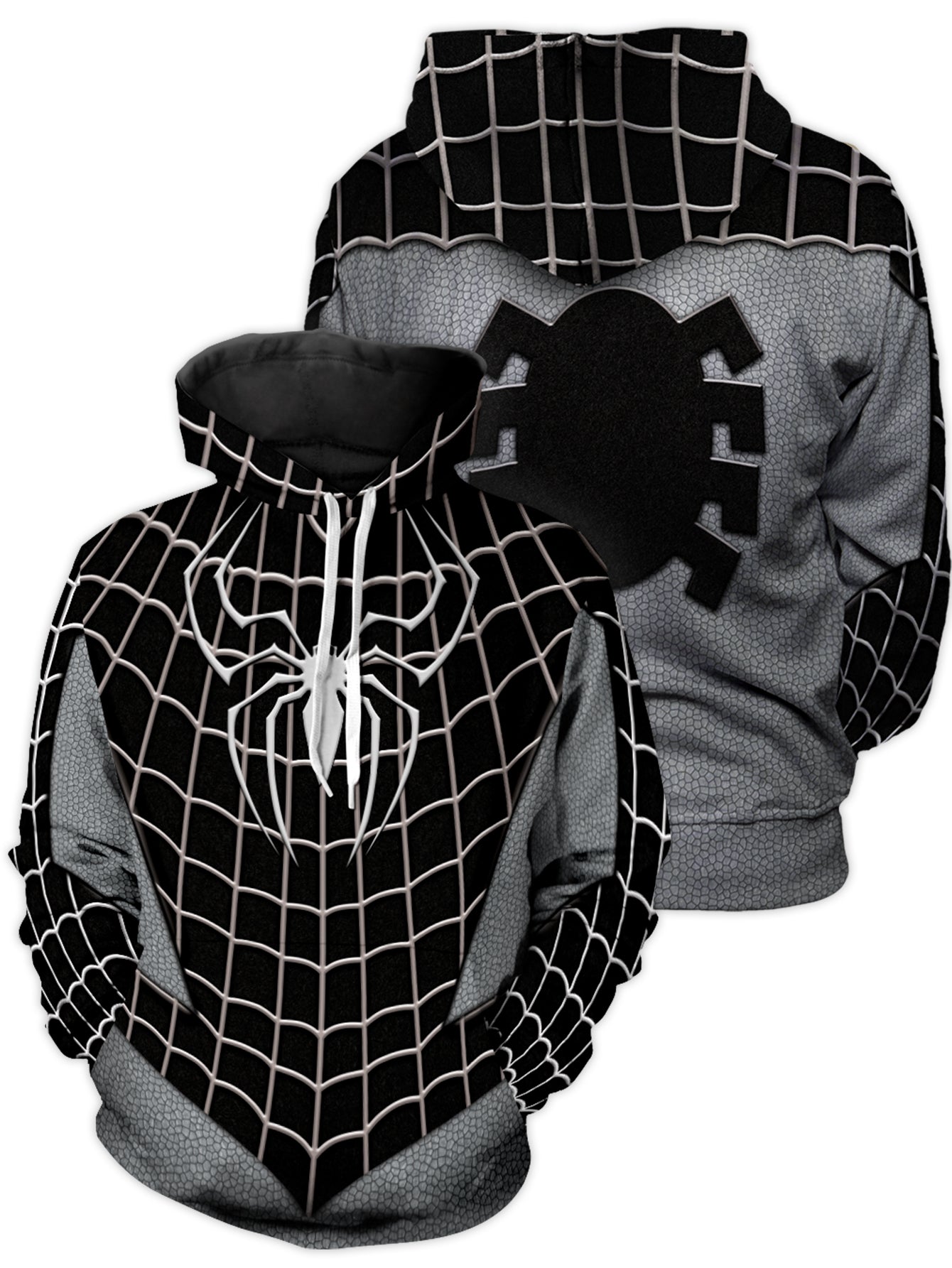 Fandomaniax - Negative Zone Spidey Unisex Pullover Hoodie