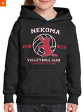 Fandomaniax - Nekoma Constantly Flowing Kids Unisex Pullover Hoodie