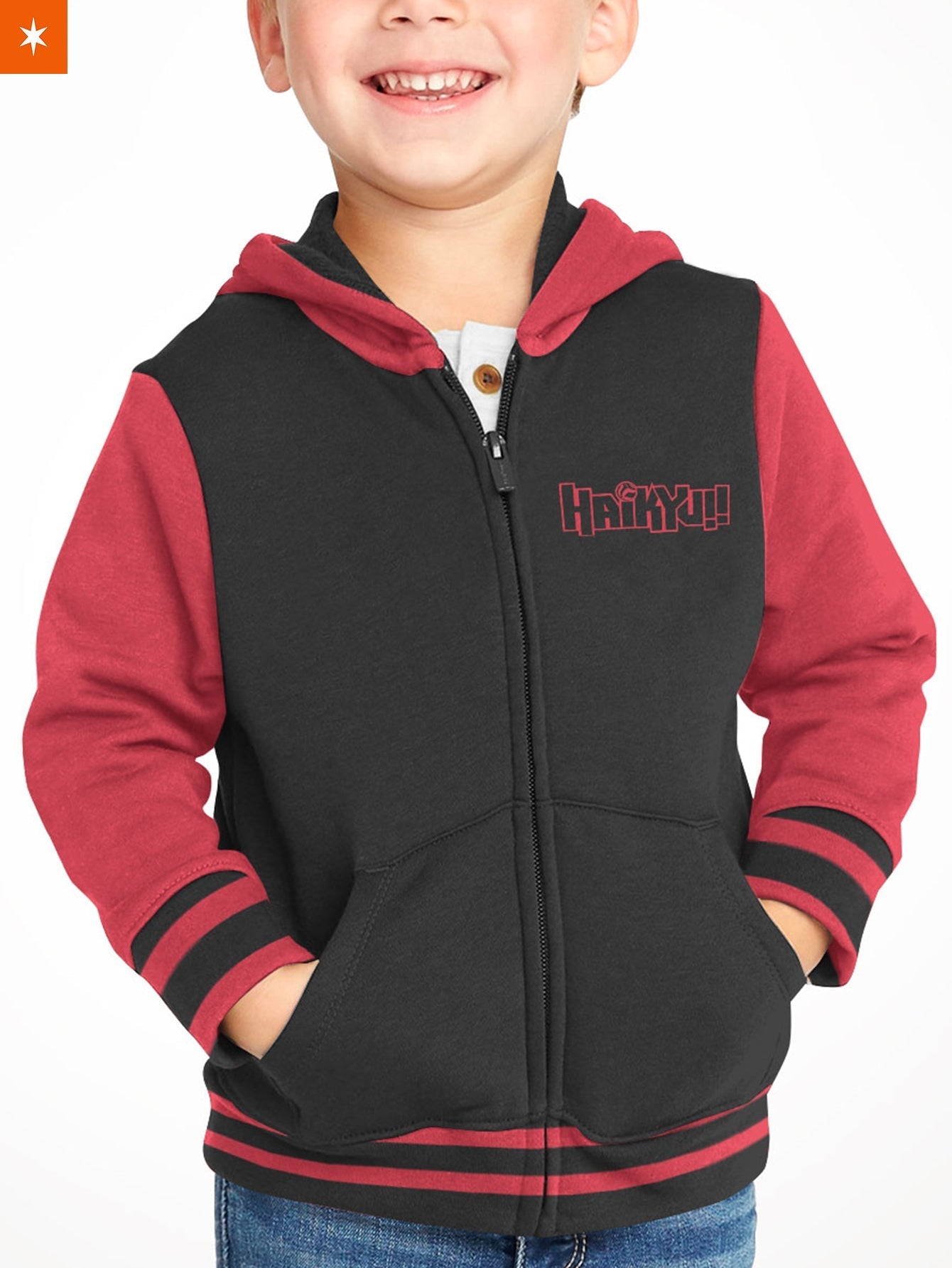 Fandomaniax - Nekoma Constantly Flowing Kids Unisex Zipped Hoodie