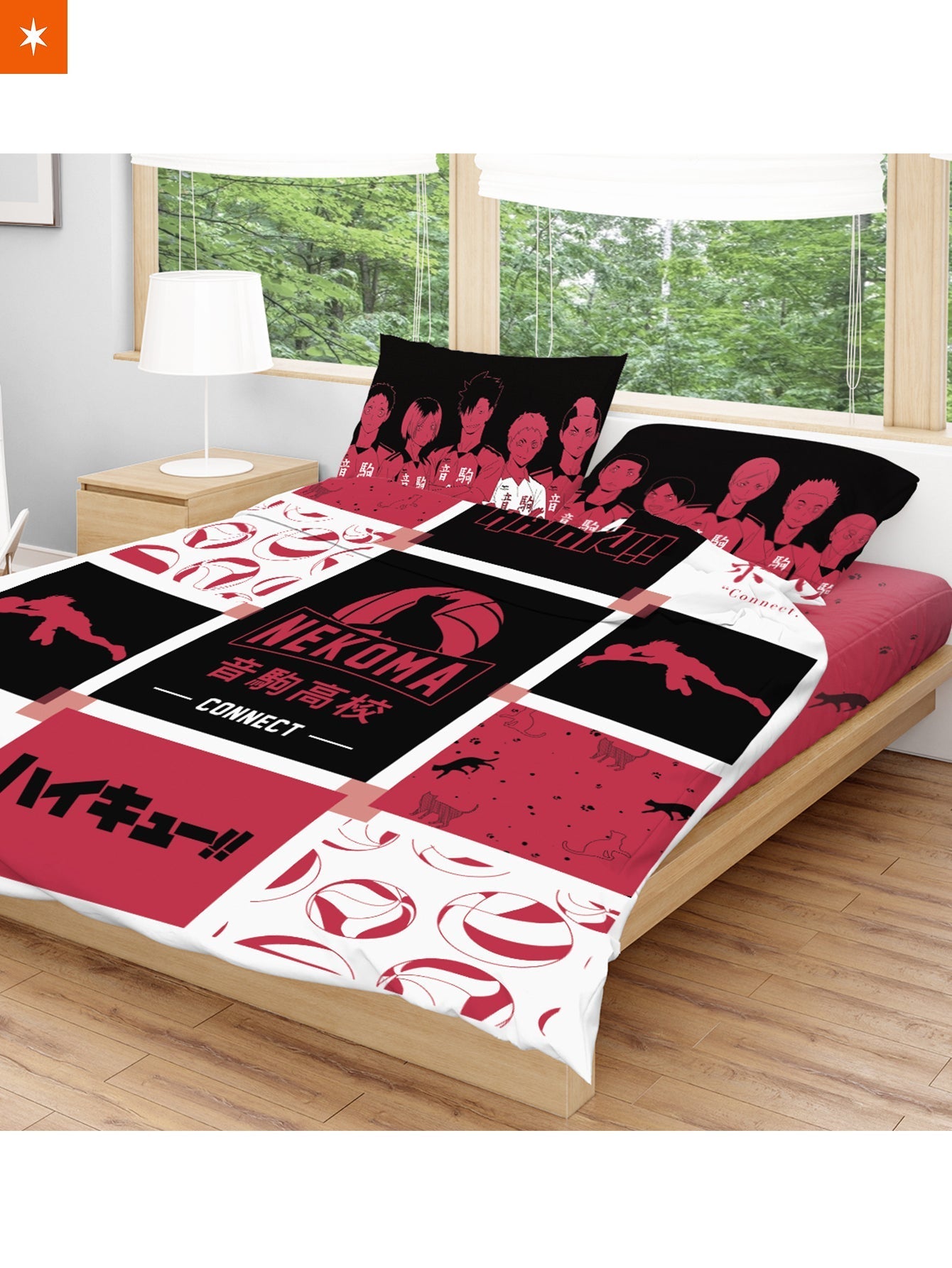 Fandomaniax - Nekoma Cozy Bedding Set