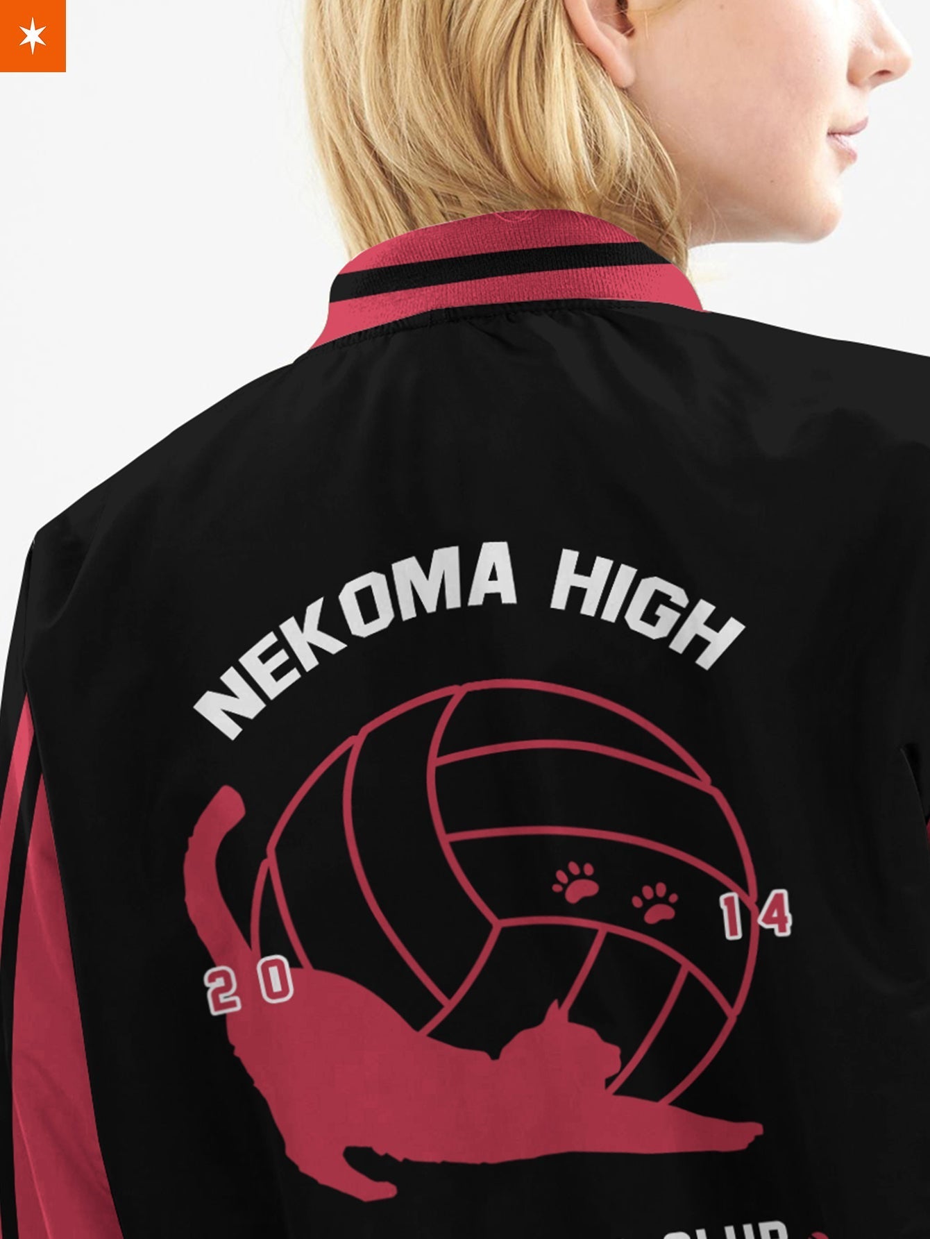 Fandomaniax - Nekoma Jersey Bomber Jacket