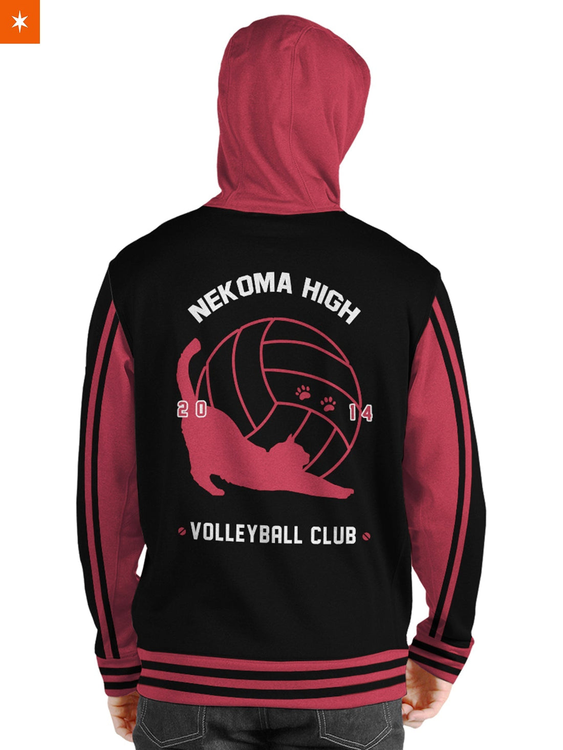 Fandomaniax - Nekoma Jersey Unisex Pullover Hoodie