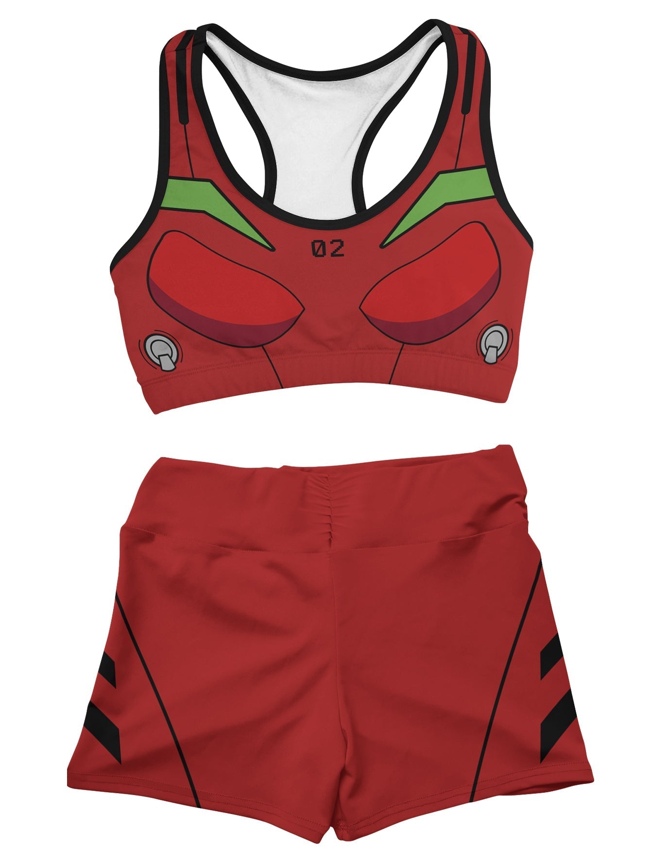 Fandomaniax - Neon Genesis Asuka Active Wear Set