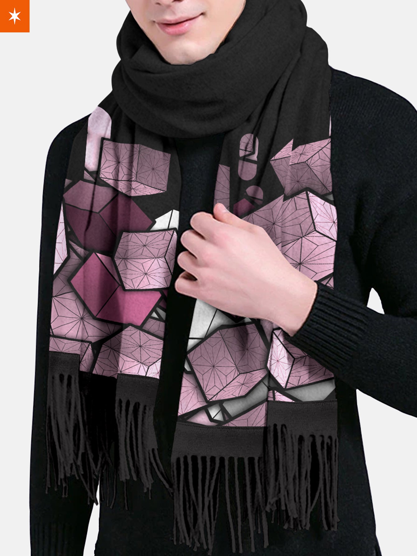 Fandomaniax - Nezuko Cube Wool Scarf