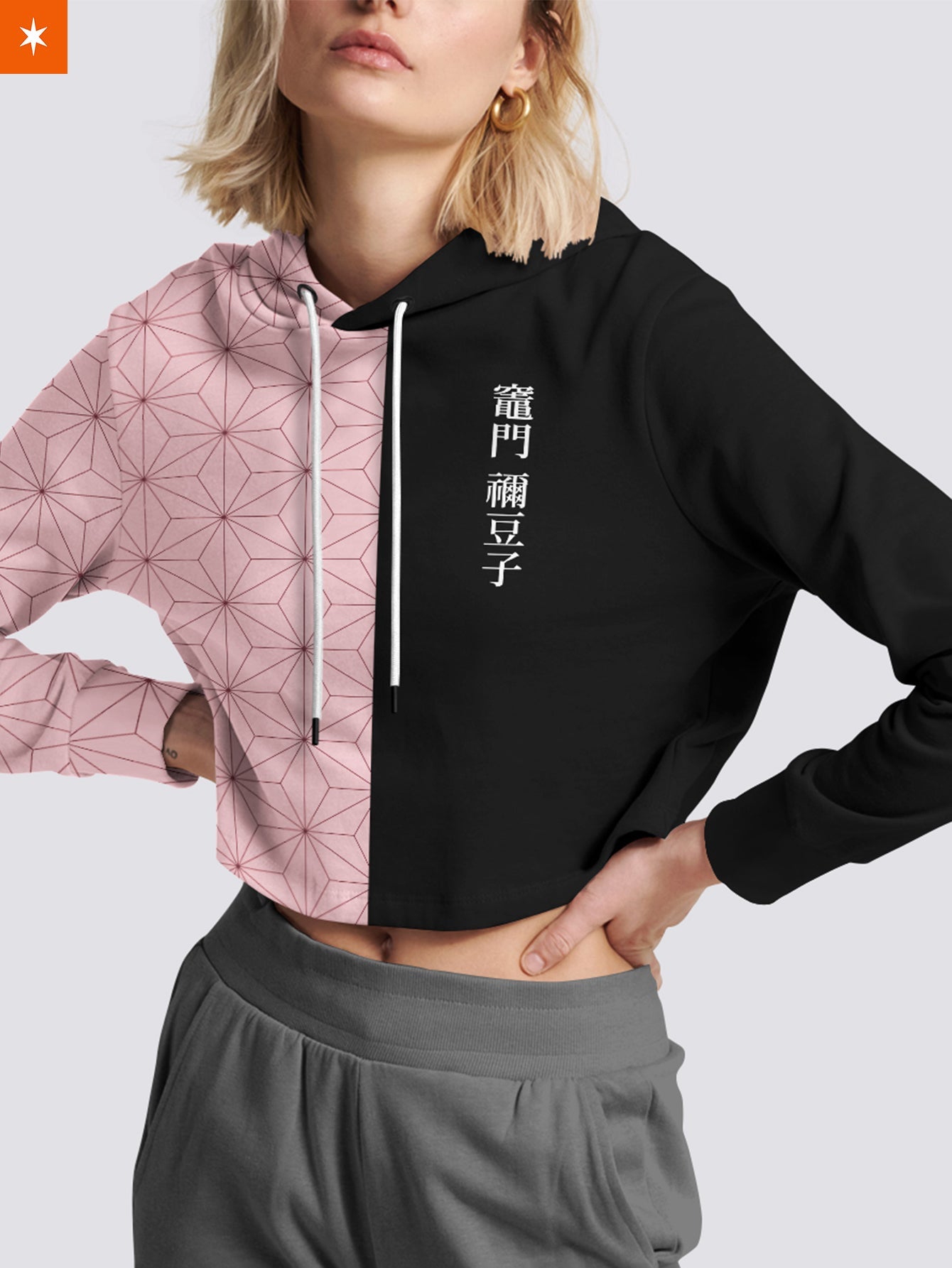 Fandomaniax - Nezuko Fashion Cropped Hoodie