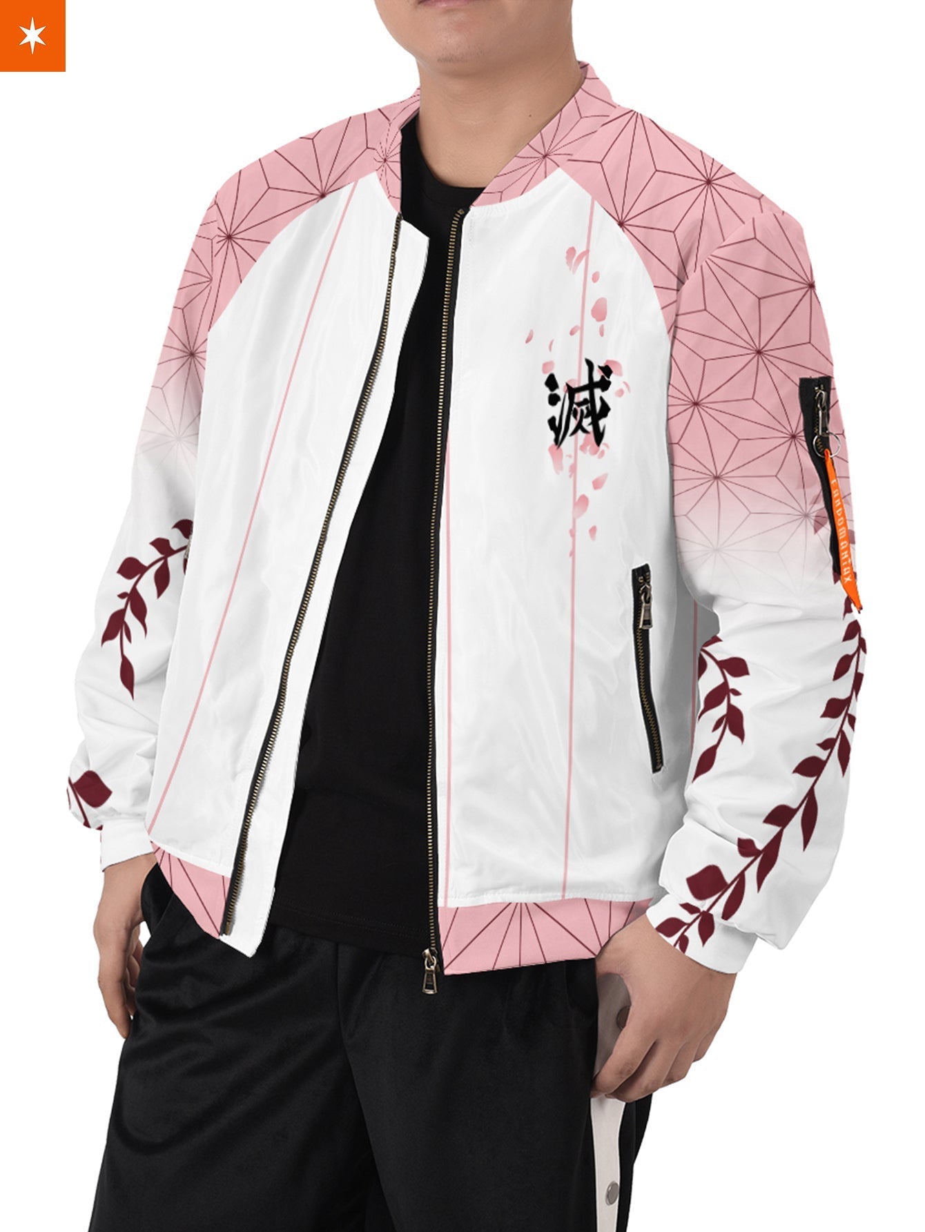 Fandomaniax - Nezuko Jersey Bomber Jacket