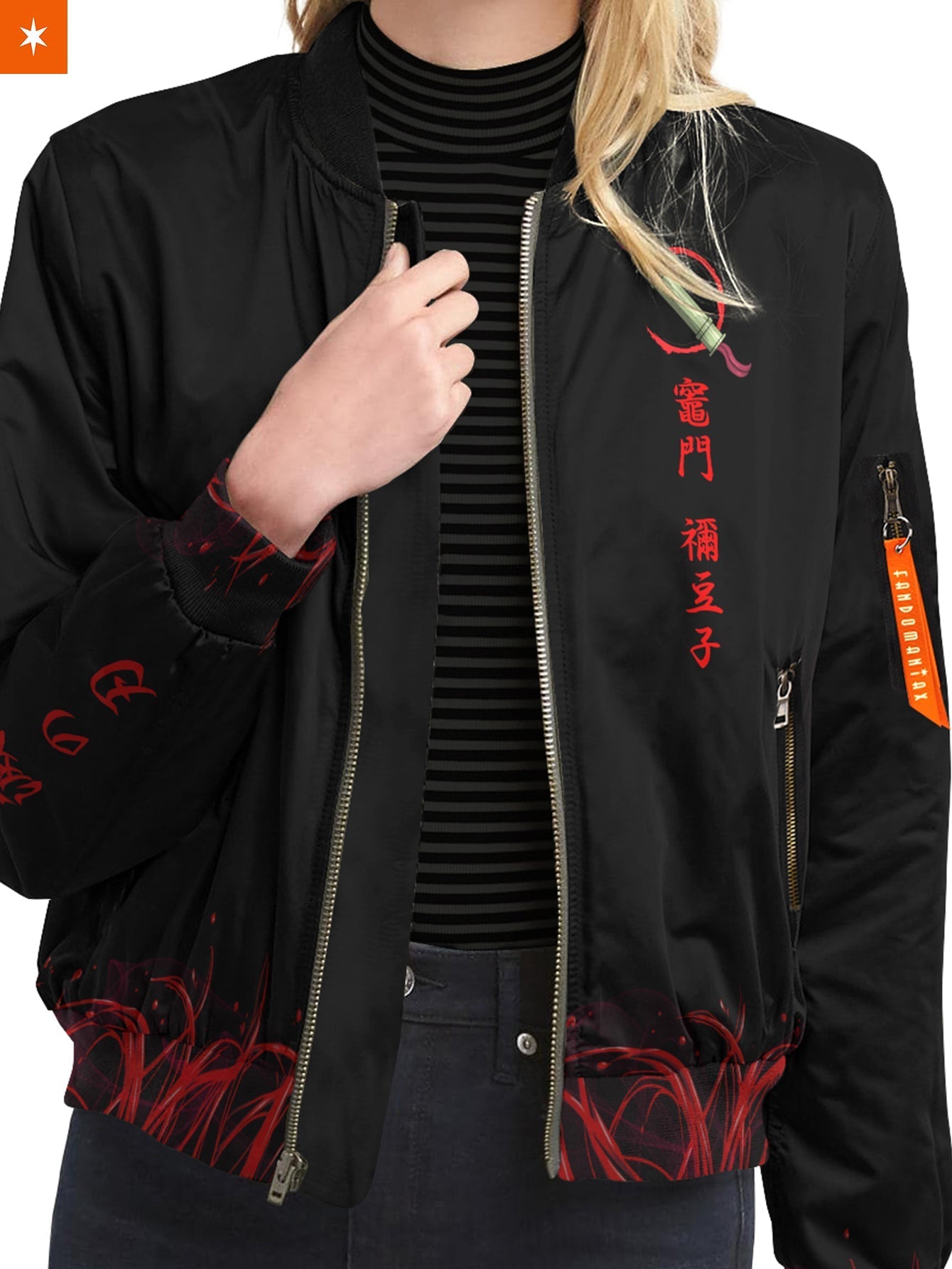 Fandomaniax - Nezuko Moonfall Bomber Jacket