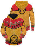 Fandomaniax - Nine Tails Christmas Chakra Unisex Pullover Hoodie