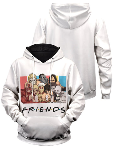 Fandomaniax - Nine Titans Friends Unisex Pullover Hoodie