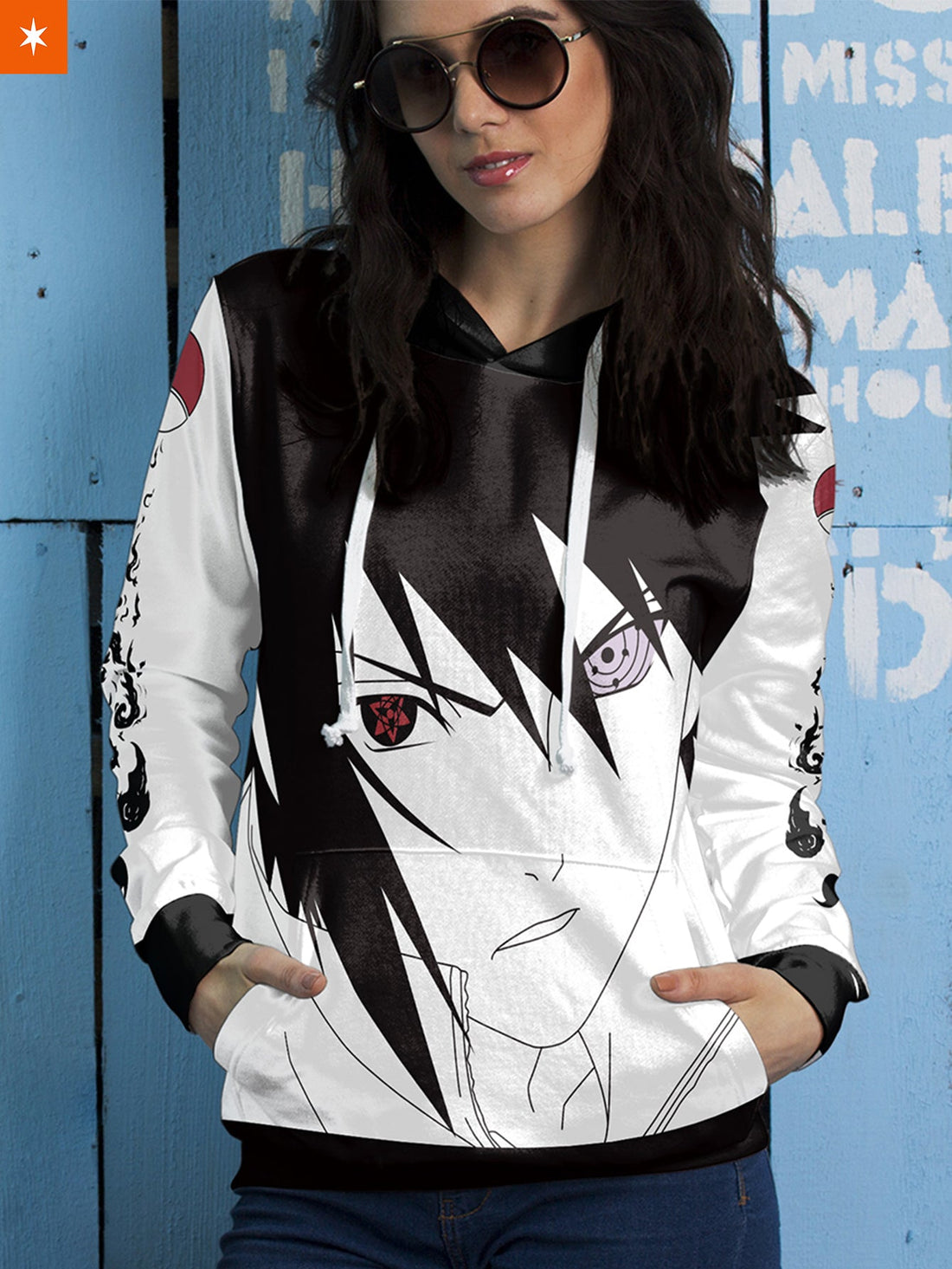 Fandomaniax - Ninja Sasuke Unisex Pullover Hoodie