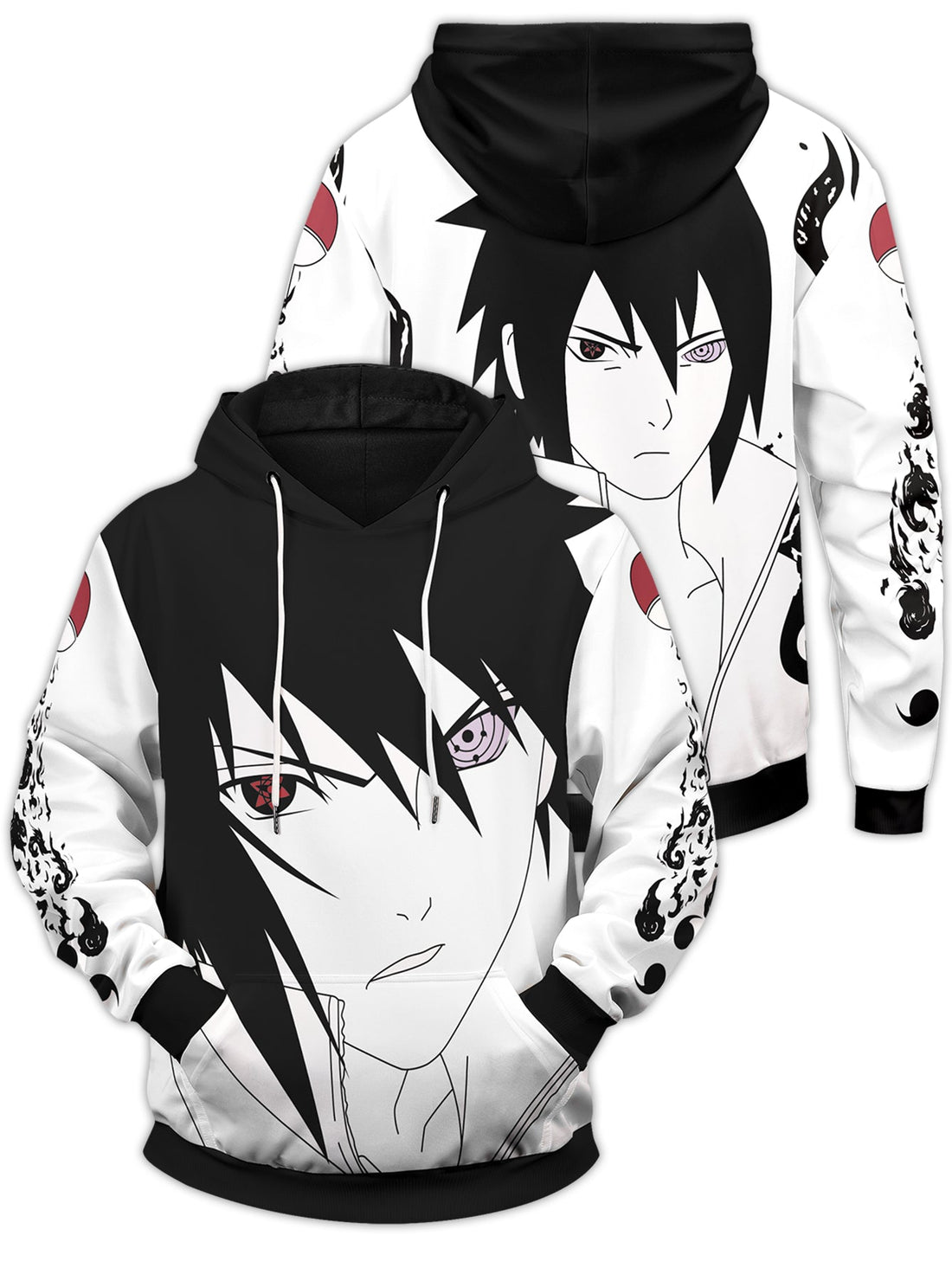 Fandomaniax - Ninja Sasuke Unisex Pullover Hoodie