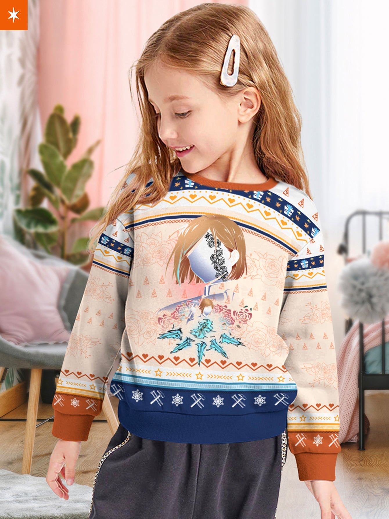 Fandomaniax - Nobara Kids Unisex Wool Sweater