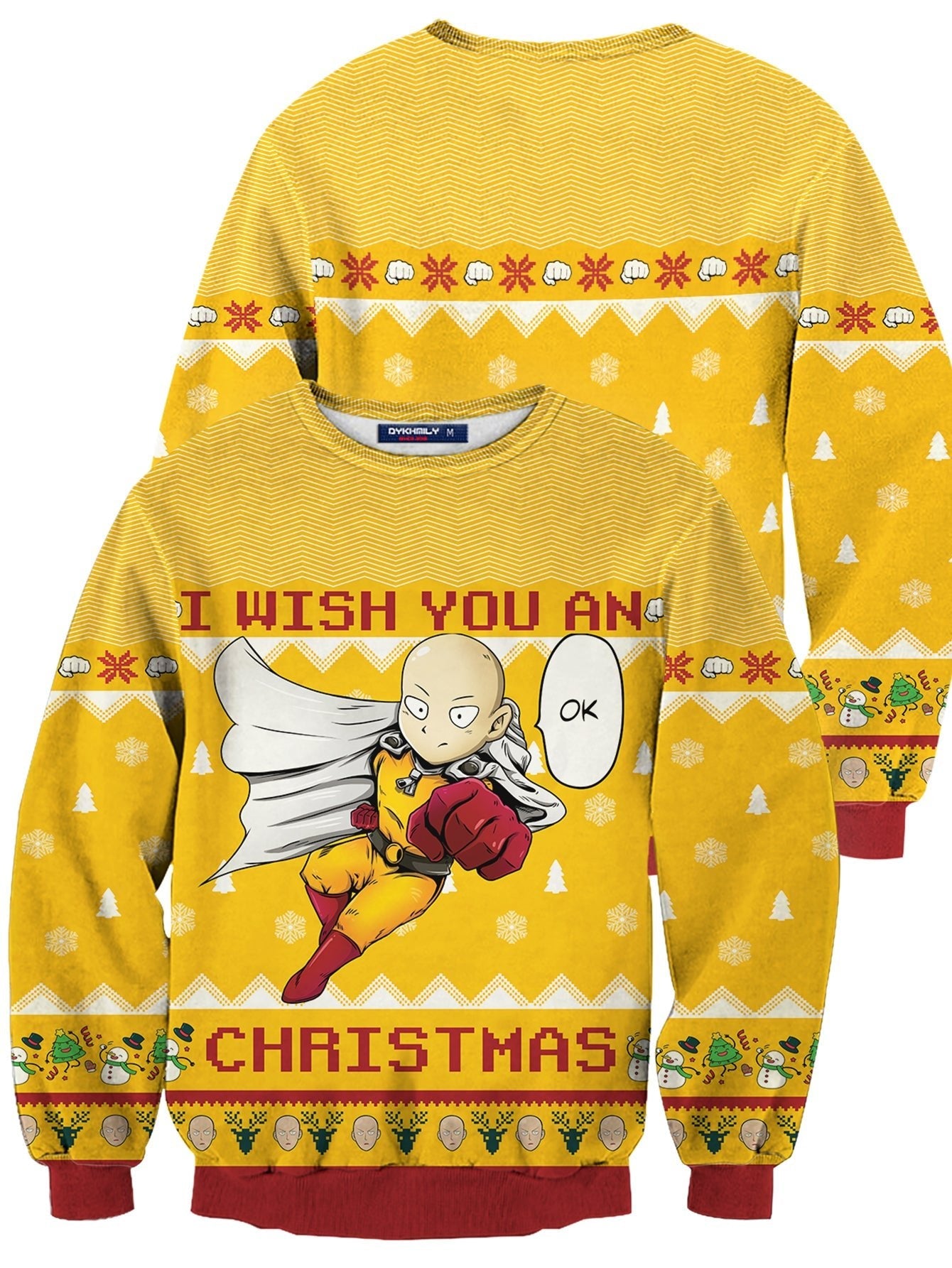 Fandomaniax - Ok Christmas Unisex Wool Sweater